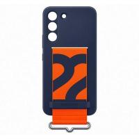 ราคา SAMSUNG Silicone Cover with Strap สำหรับ Galaxy S22 (สี Navy) รุ่น EF-GS901TNEGWW (275578)