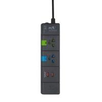 ราคา STORM รางปลั๊กไฟ (2 ช่อง, 2 สวิตซ์, 2 USB, 2 เมตร, สีดำ) รุ่น PGU122C (279031)