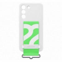 ราคา SAMSUNG Silicone Cover with Strap สำหรับ Galaxy S22 (สีขาว) รุ่น EF-GS901TWEGWW (275577)