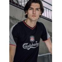 ราคา LFC เสื้อแข่งย้อนยุคผู้ชายทีมลิเวอร์พูล ชุดเยือน ฤดูกาล 2002-2003