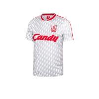 ราคา LFC เสื้อย้อนยุคผู้ชายทีมลิเวอร์พูล Retro Candy ชุดเยือน 1989/90