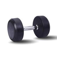 ราคา ดัมเบลยางกลม 12.5 kg 1 คู่ Rubber Fix Dumbells - Homefittools