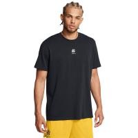 ราคา UNDER ARMOUR Curry Logo Heavyweight เสื้อยืดบาสเกตบอลผู้ชาย