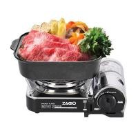 ราคา ชุดเตาแก๊สปิคนิค 4 ชิ้น ZAGIO ZG-1551 PLUS KIT สีดำสเตนเลส