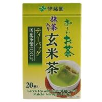 ราคา Itoen Oi Ocha Matcha Genmaicha 40g. อิโตเอ็นชาเขียวญี่ปุ่นผสมข้าวคั่วชนิดซอง 40กรัม
