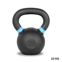 ราคา Kettlebell Cast Iron ดัมเบิ้ลหูหิ้ว สีดำด้าน 10 KG. - Homefittools