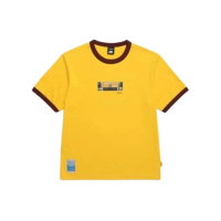 ราคา NATIONAL GEOGRAPHIC T-SHIRT O242UTS303-040 เสื้อยืด ผู้ชายและผู้หญิง YELLOW