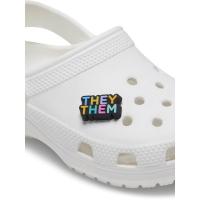 ราคา CROCS Jibbitz They Them Pronoun ตัวติดรองเท้า CR024AC088DKTH