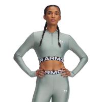 ราคา UNDER ARMOUR HeatGear® Rib ¼ Zip Long Sleeve เสื้อรัดกล้ามเนื้อผู้หญิง UN127AP664EGTH