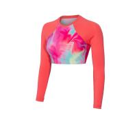ราคา SPEEDO FLU3NTE Printed Crop เสื้อรัชการ์ดผู้หญิง SP111SP139EKTH