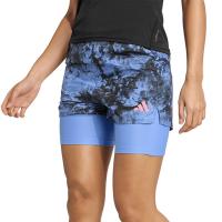 ราคา ADIDAS Own The Run Spray Dye 2-In-1 กางเกงวิ่งขาสั้นผู้หญิง AD001AP592ENTH