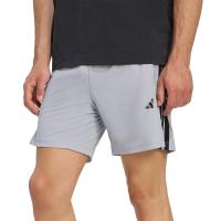 ราคา ADIDAS Workout Essentials Base 3-Stripes Pique short 7 inch กางเกงออกกำลังกายขาสั้นผู้ชาย AD001AP517EUTH