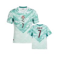 ราคา PUMA เสื้อแข่งผู้ชายทีมชาติโปรตุเกส โรนัลโด้ หมายเลข 7 ชุดเยือน เกรด Replica ฤดูกาล 2026 PU097AP533EYTH