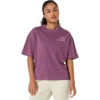 ราคา ASICS Runner Message Graphic Relaxed เสื้อวิ่งผู้หญิง AS206AP738EZTH