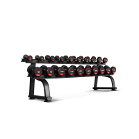 ราคา [PRE-ORDER 30 DAYS] ชุดดัมเบล 10 คู่ น้ำหนัก 2.5-25KG (รวม 275KG) พร้อมชั้นวาง Commercial Grade