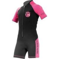 ราคา CRESSI Little Shark Jr Shorty Wetsuit Black/Pink 2mm