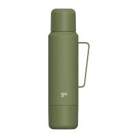ราคา กระติกน้ำสแตนเลสเก็บอุณหภูมิ พร้อมแก้วน้ำ 40 ออนซ์ Gio ST40-Green 8.8x8.8x35.2 ซม. เขียว