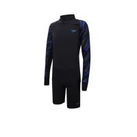ราคา SPEEDO Deluxe Long Sleeves Breathable Top &amp; Jammer Set ชุดว่ายน้ำเด็กผู้ชาย SP111SP681DWTH
