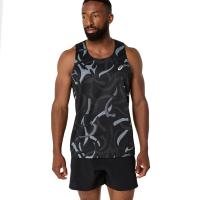 ราคา ASICS Road All Over Print เสื้อกล้ามวิ่งผู้ชาย AS206AP027EHTH