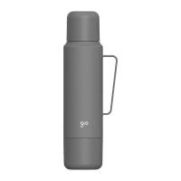 ราคา กระติกน้ำสแตนเลสเก็บอุณหภูมิ พร้อมแก้วน้ำ 40 ออนซ์ Gio ST40-Grey 8.8x8.8x35.2 ซม. เทา