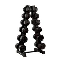 ราคา GSPORTS ชุดดัมเบลพร้อมชั้นวาง 72kg 3 4 5 6 8 10 รวม6คู่ สีดำ Dumbbell Set with 6-Pair A-Shaped Rack