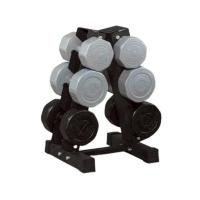 ราคา GSPORTS ชุดดัมเบลพร้อมชั้นวาง 48 kg 6 8 10 kg 3 คู่ แบบสี Dumbbell Set with 3-Pair A-Shaped Rack
