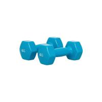 ราคา GSports DBY-4 สีฟ้า แบบคู่ ดัมเบลเหล็กหุ้มไวนิล 4kg x 2 ชิ้น Vinyl Dumbbell 4 kg 2 pcs.