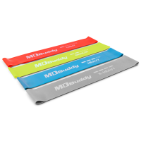 ราคา MDBuddy ชุดยางยืดออกกำลังกาย แบบบาง Resistance Band 4 ขนาด (MD1319)