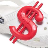ราคา CROCS Jibbitz Mega Red Money Sign ตัวติดรองเท้า CR024AC160ETTH