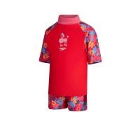 ราคา SPEEDO Digital Short Sleeve Rash Top Set ชุดว่ายน้ำเด็กผู้หญิง SP111SP399DTTH