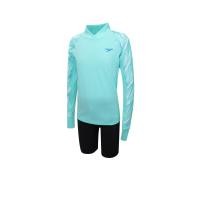 ราคา SPEEDO Deluxe Long Sleeves Breathable Top &amp; Jammer Set ชุดว่ายน้ำเด็กผู้หญิง SP111SP682DWTH