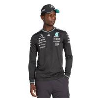 ราคา ADIDAS เสื้อแข่งรถแขนยาวผู้ชายทีม Mercedes - AMG Petronas Formula One เกรด Authentic AD001AP558ELTH