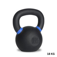ราคา Kettlebell Cast Iron ดัมเบิ้ลหูหิ้ว สีดำด้าน 18 KG. - Homefittools