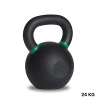 ราคา Kettlebell Cast Iron ดัมเบิ้ลหูหิ้ว สีดำด้าน 24 KG. - Homefittools