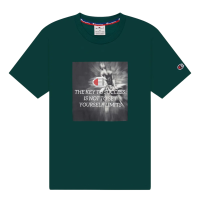 ราคา CHAMPION CREWNECK T-SHIRT เสื้อยืด 220374-GS502 ผู้ชาย GREEN