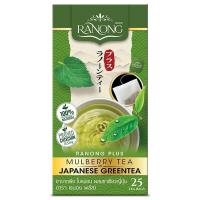 ราคา Ranong Plus Mulberry Green Tea Japanese Flavored 2g. Pack 25sachets เรนองพลัสชาเขียวใบหม่อนรสชาเขียวญี่ปุ่น 2กรัม แพค 25ซอง
