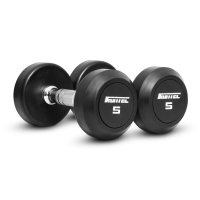 ราคา ดัมเบลกลม หุ้มยาง IRONTEC ขนาด 5KG x 2 ชิ้น (DB4012)