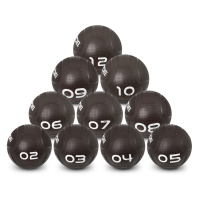 ราคา ชุด 2-IN-1 ลูกบอลน้ำหนัก 2-12KG Medicine &amp; Slam Ball สี DARK CHOCOLATE