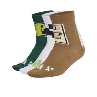 ราคา ADIDAS Minecraft ถุงเท้าเด็ก (แพ็ค 3 คู่) AD001AC033EXTH