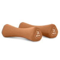 ราคา ดัมเบล 3KG (1 คู่ ) หุ้มยาง Neoprene สี Chocolate