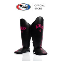 ราคา Fairtex สนับแข้ง SP5 Black/Pink Neon Noir Shin Guards เพิ่มกันกระแทก สำหรับฝึกซ้อม | Shin Pads Competition