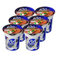 ราคา ไวไว ควิก คัพ บะหมี่กึ่งสำเร็จรูป รสต้มโคล้ง 60 ก. แพ็ค 6 (8850100121332)