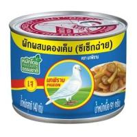 ราคา ตรานกพิราบ ผักกาดดอง ซีเซ็กฉ่ายกระป๋อง ฝาดึง 140 ก. (8850035050219)