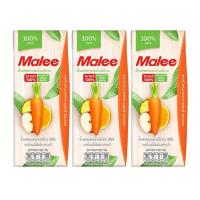 ราคา มาลี น้ำแครอทผสมผลไม้รวม 100% ขนาด 200 มล. แพ็ค 3 กล่อง (8853333010084)