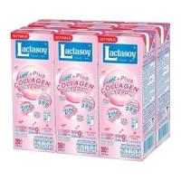แลคตาซอย ไลท์ พลัส นมถั่วเหลืองยูเอชที ผสมคอลลาเจน 250 ม