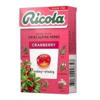 ราคา ริโคลา ลูกอมสมุนไพร รสแครนเบอรี่ 40 ก. (7610700948347)