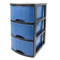 ราคา เบสิโค ตู้ลิ้นชักพลาสติก 3 ชั้น ลายหวาย (8851370700425)