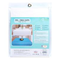 ผ้าปูโต๊ะแกะลาย Softex TB-114 สีขาว (54x72 นิ้ว)