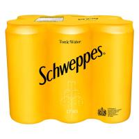 ราคา ชเวปส์ โทนิค วอเตอร์ 330 มล. 6 กระป๋อง (8851959632659)