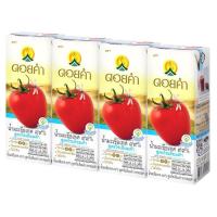 ราคา ดอยคำ น้ำมะเขือเทศ 99% สูตรโซเดียมต่ำ 200 มล. แพ็ค 4 (8850773510488)